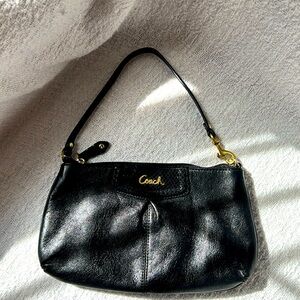 Coach wristlet- black